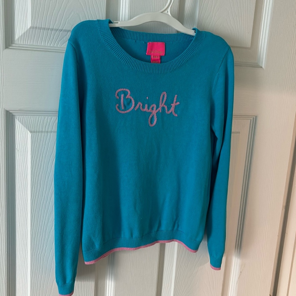 Lilly Pulitzer Bright Sweater. Kids size Medium (6/7)